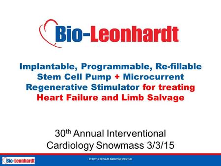 30th Annual Interventional Cardiology Snowmass 3/3/15