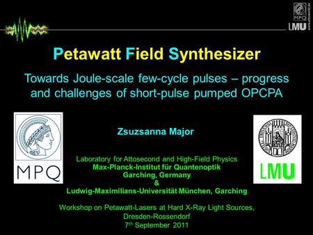 Petawatt Field Synthesizer