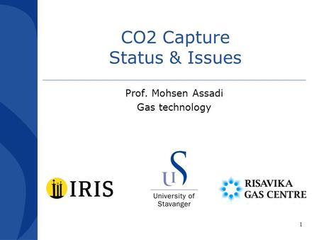 CO2 Capture Status & Issues