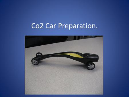Co2 Car Preparation.. Use scissors to cut out your Co2 car.