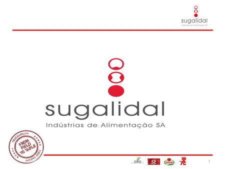 26-03-2010 1. 1. Introduction Sugalidal results from the merger of 2 tomato leading companies. 2 SUGAL: Established in 1957 is located in Azambuja (50.