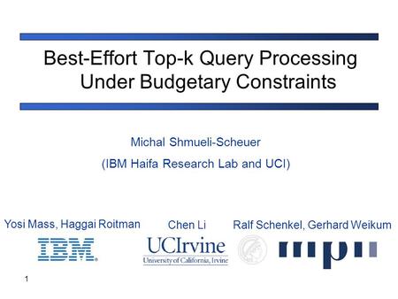 Best-Effort Top-k Query Processing Under Budgetary Constraints