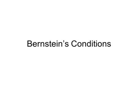Bernstein’s Conditions. Techniques to Exploit Parallelism in Sequential Programming Hierarchy of levels of parallelism: Procedure or Methods Statements.