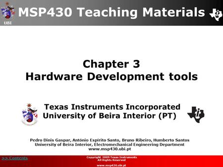 Chapter 3 Hardware Development tools