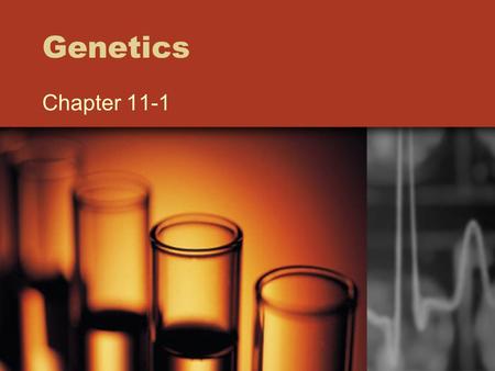 Genetics Chapter 11-1.