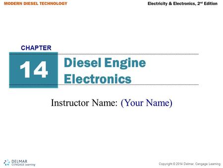 Diesel Engine Electronics