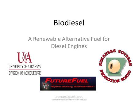 A Renewable Alternative Fuel for Diesel Engines