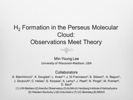 H 2 Formation in the Perseus Molecular Cloud: Observations Meet Theory.