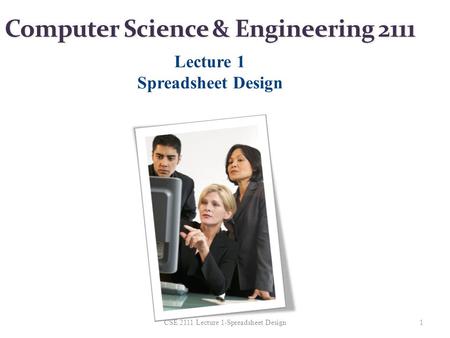 Computer Science & Engineering 2111