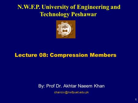 By: Prof Dr. Akhtar Naeem Khan