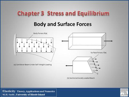 Chapter 3 Stress and Equilibrium