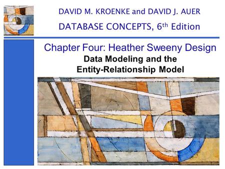Data Modeling and the Entity-Relationship Model