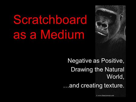 What is Scratchboard Art?