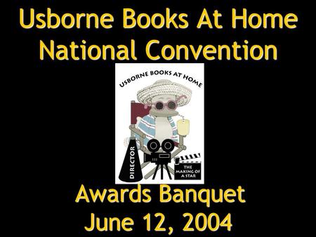 Usborne Books At Home National Convention Awards Banquet June 12, 2004.