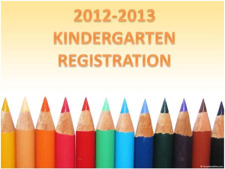 Children who will be five (5) years old by September 30, 2012 are eligible for Kindergarten. Eastwood School’s Kindergarten Registration for the 2012.