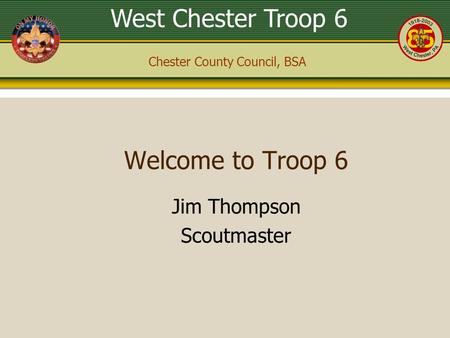 Jim Thompson Scoutmaster