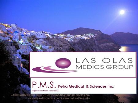 P.M.S. Petra Medical & Sciences inc. registered in Miami Florida USA