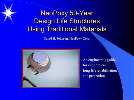 NeoPoxy 50-Year Design Life Structures Using Traditional Materials