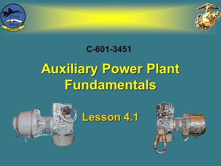 Auxiliary Power Plant Fundamentals