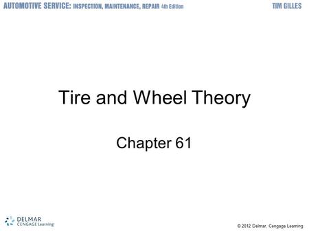 Tire and Wheel Theory Chapter 61.