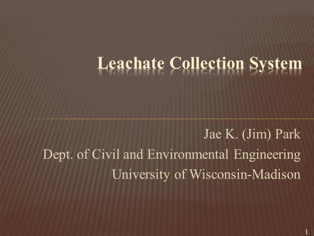 Leachate Collection System