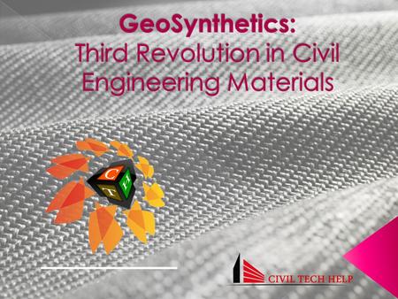  Geosynthetics include a variety of synthetic polymer materials that are specially fabricated to be used in geotechnical, geoenvironmental, hydraulic.