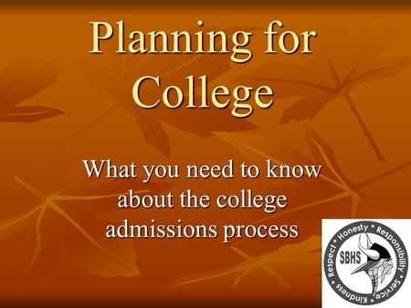 What you need to know about the college admissions process