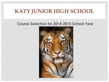 Katy Junior High School