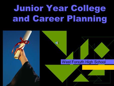 Junior Year College and Career Planning West Forsyth High School.