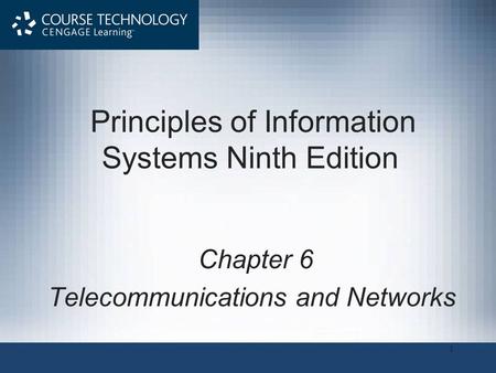 Principles of Information Systems Ninth Edition
