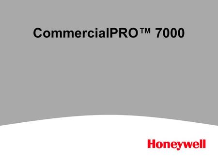 CommercialPRO™ 7000. 2 CommercialPRO 7000 Introduction Competitively priced that in most cases beats the competition Key features - Sleek design - Intuitive.