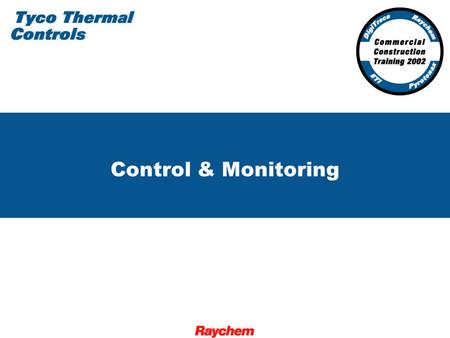 Control & Monitoring. 2 Control and Monitoring for the Commercial Construction Industry FWT-3.