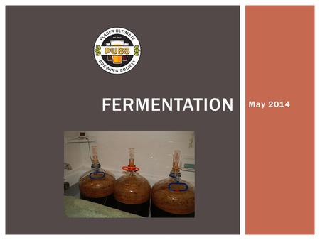 May 2014 FERMENTATION.  Fermentation is the process in which microorganisms convert organic compounds into a simpler compounds.  These organisms are.