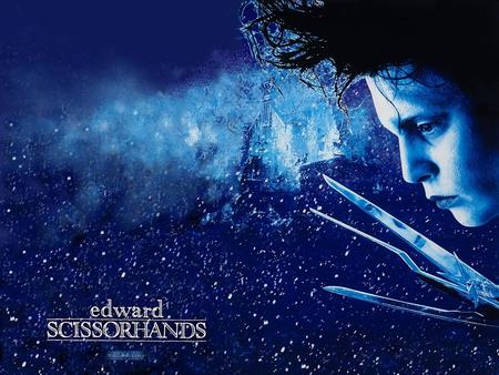 Edward Scissorhands is a 1990 film directed by Tim Burton and co-written by Burton and screenwriter Caroline Thompson. It stars Johnny Depp as Edward.