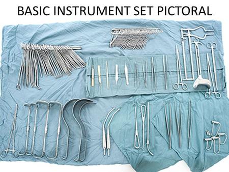 BASIC INSTRUMENT SET PICTORAL