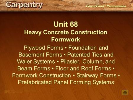 Heavy Concrete Construction Formwork