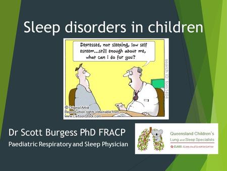 Sleep disorders in children