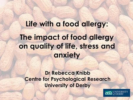Life with a food allergy: