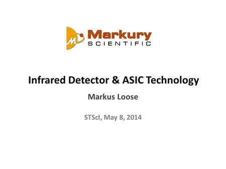 Infrared Detector & ASIC Technology