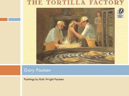 Paintings by Ruth Wright Paulsen Gary Paulsen. Introduction Have you ever eaten a taco? What are the traditional ingredients in a taco? Demonstrate how.