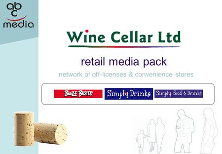Network of off-licenses & convenience stores retail media pack.