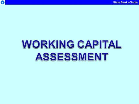 WORKING CAPITAL ASSESSMENT.