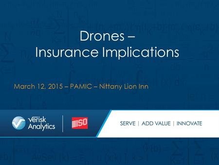Drones – Insurance Implications