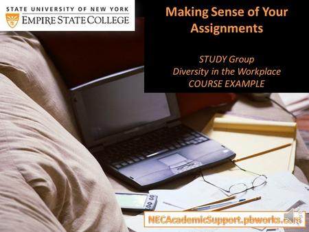 Making Sense of Your Assignments STUDY Group Diversity in the Workplace COURSE EXAMPLE.