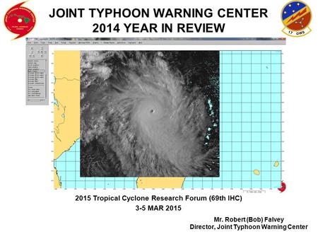 JOINT TYPHOON WARNING CENTER 2014 YEAR IN REVIEW