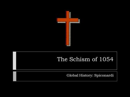 Global History: Spiconardi