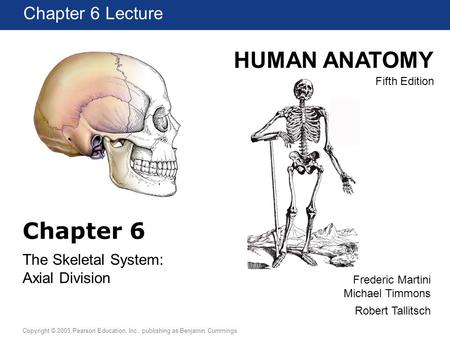 The Skeletal System: Axial Division