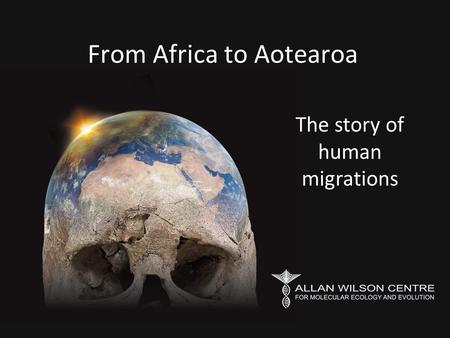From Africa to Aotearoa The story of human migrations.
