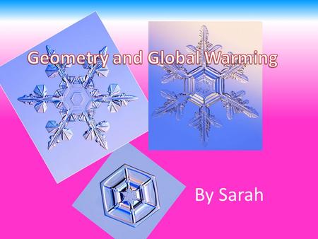 By Sarah. Introduction I am doing my project on global warming, to see why people think it has effected the earth today. This presentation will be mainly.