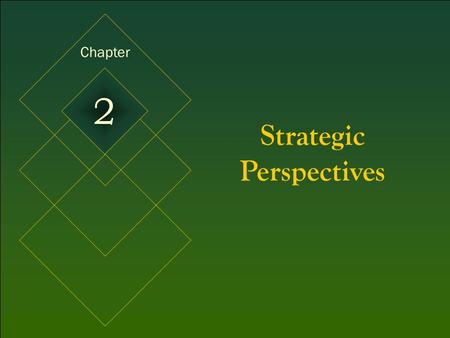 Strategic Perspectives